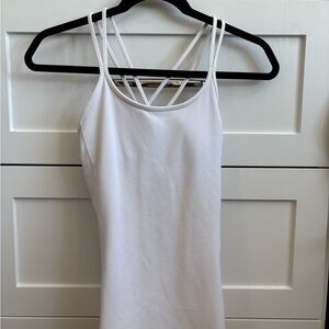 Lululemon Athletica White Strappy Camisole